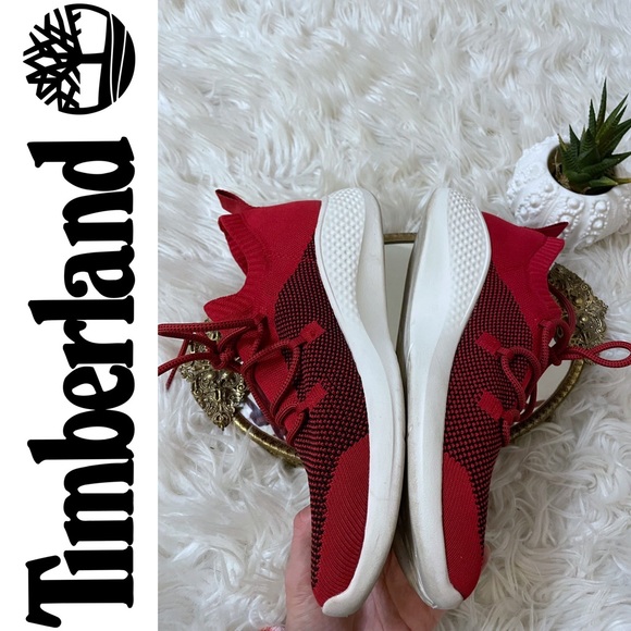Timberland A1Z73 FLYROAM MEDIUM RED Men's Trainers, Sz 8 EUR 41.5 - Picture 10 of 16